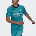 Men's adidas Real Madrid 2nd Away Fan Edition Short Sleeve Soccer/Football Malachite Green Jersey H40951