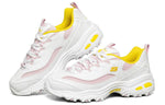 (WMNS) Skechers D'lites 1.0 GS White/Yellow/Pink 66666214-WLPK