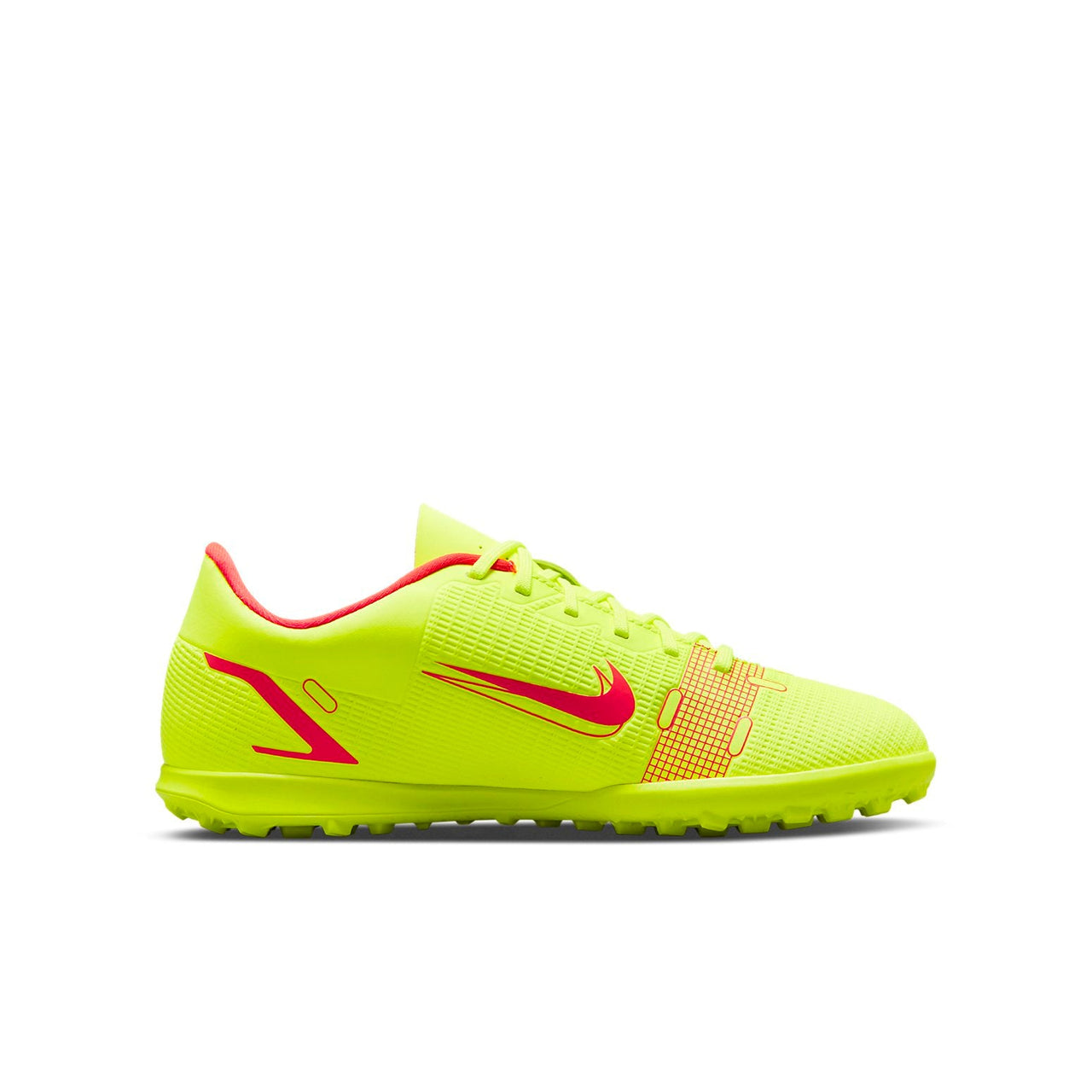 (GS) Nike Jr Mercurial Vapor 14 Club TF Turf K Soccer Shoes Yellow CV0945-760