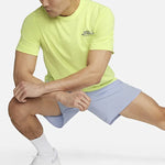 Nike Dri-FIT UV Hyverse Short-Sleeve Fitness Top 'Light Lemon Twist' DX0907-736