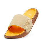 PUMA Leadcat 2.0 Palermo Foil Slides 'Creamy Vanilla Puma Gold Tangerine-Gum' 399041-01