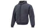 Men's adidas New Polar Fz Solid Color Reversible Athleisure Casual Sports Hooded Jacket Gray HG2076
