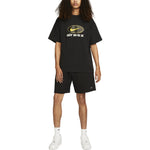 Men's Nike Logo Alphabet Printing Breathable Round Neck Short Sleeve Black T-Shirt DV9400-010