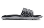 Under Armour Ignite 6 Graphic Strap Slide 'Black Mod Grey' 3024450-007