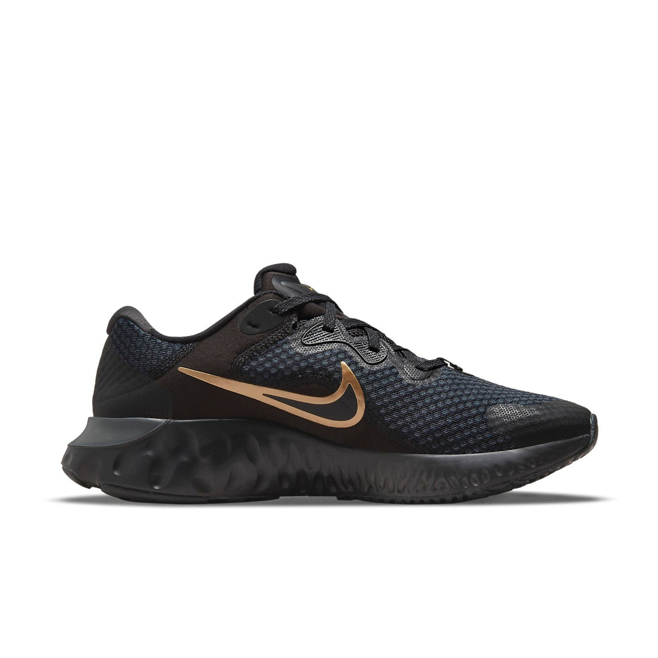 Nike Renew Run 2 'Black Metallic Gold' CU3504-010