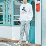 Converse Shoes Printing Fleece Lined White 10022937-A01