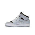(GS) Air Jordan 1 Retro Mid 'Pure Platinum' 554725-032
