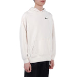 (WMNS) Nike Embroidered Logo Loose Hoodie Autumn White DM6202-030