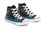 Converse Chuck Taylor All Star High Top Jr Black/Multicolor 670212C