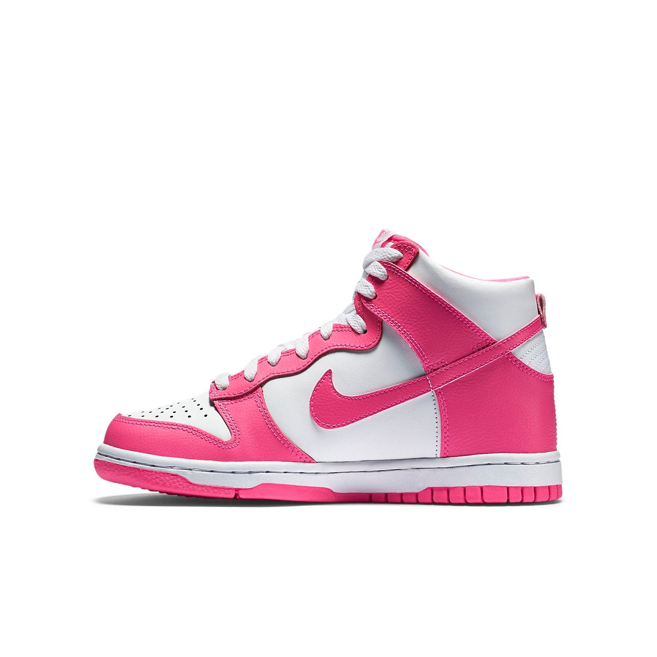 (GS) Nike Dunk high Skate shoes 'Pink Blue' 308319-127