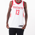 Nike NBA James Harden Association Edition Swingman Jersey SW 13 White 864419-100