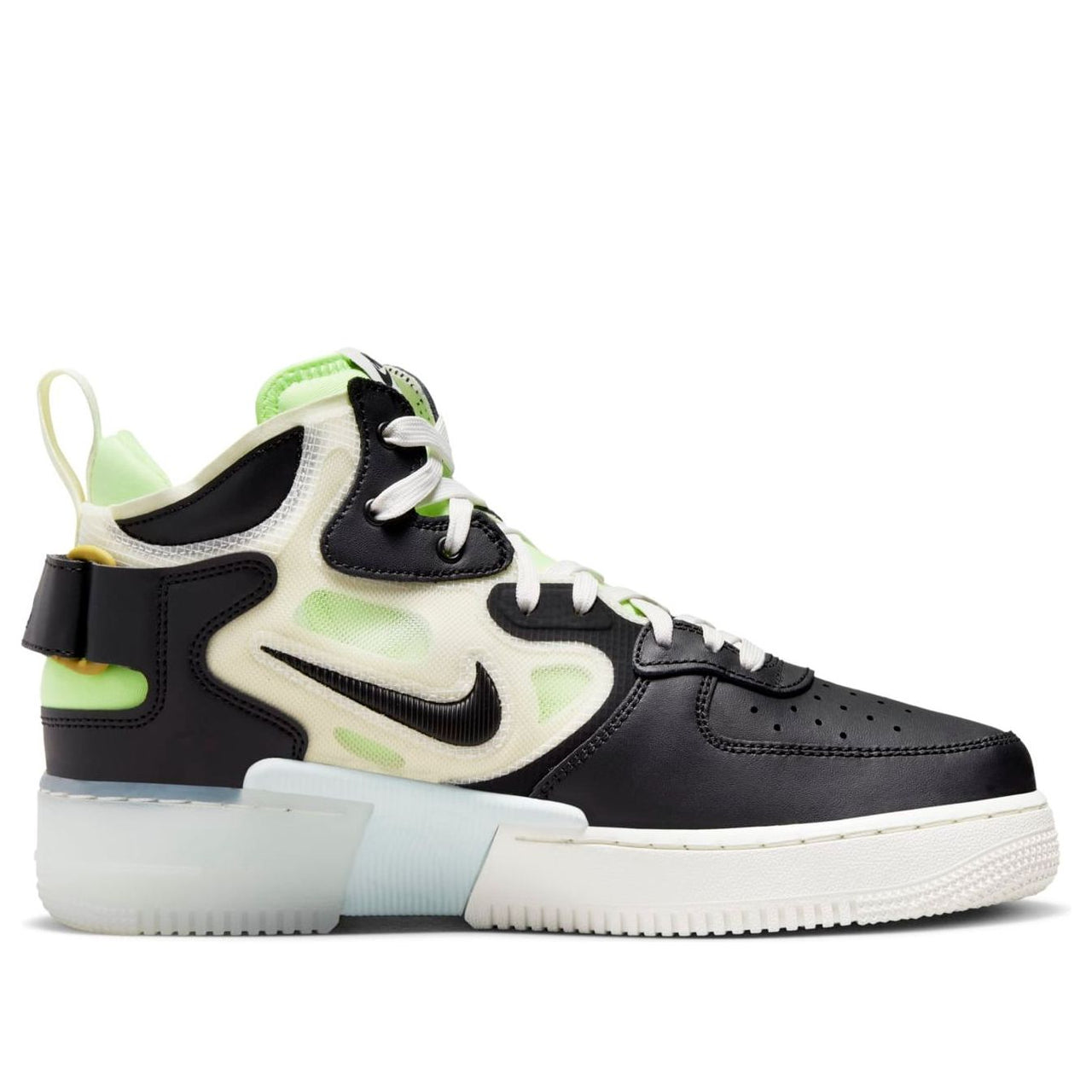 Nike Air Force 1 Mid React 'Black Neon' DQ1872-100