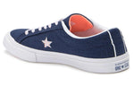 Converse One Star Ox Canvas Shoe Blue/White 160621C