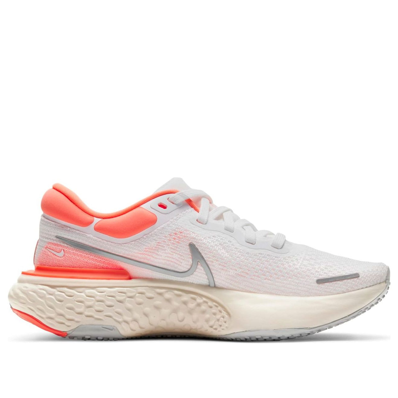 (WMNS) Nike ZoomX Invincible Run Flyknit 'White Bright Mango' CT2229-100
