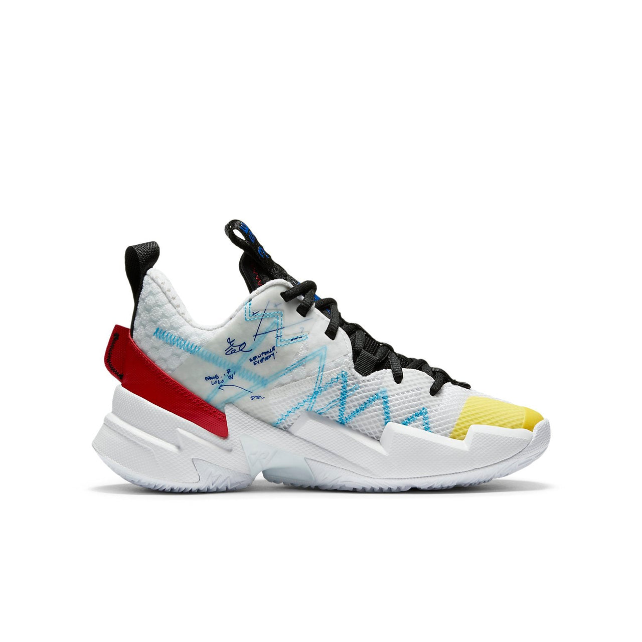 (GS) Air Jordan Why Not Zer0.3 SE 3 'White Yellow Red' CN8107-100