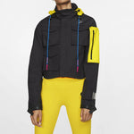 (WMNS) Nike x Off-White Running Jacket 'Black Yellow' BV8041-010