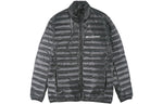 adidas Solid Color Alphabet Short Zipper Hooded Down Jacket Men's Black HG3927