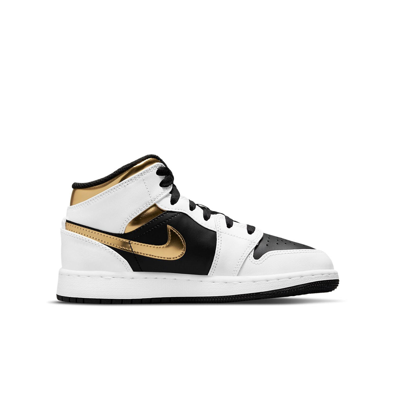 (GS) Air Jordan 1 Mid 'White Gold' 554725-190