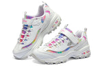 (GS) Skechers DLITES Low 'White Multi' 303905L-WMLT