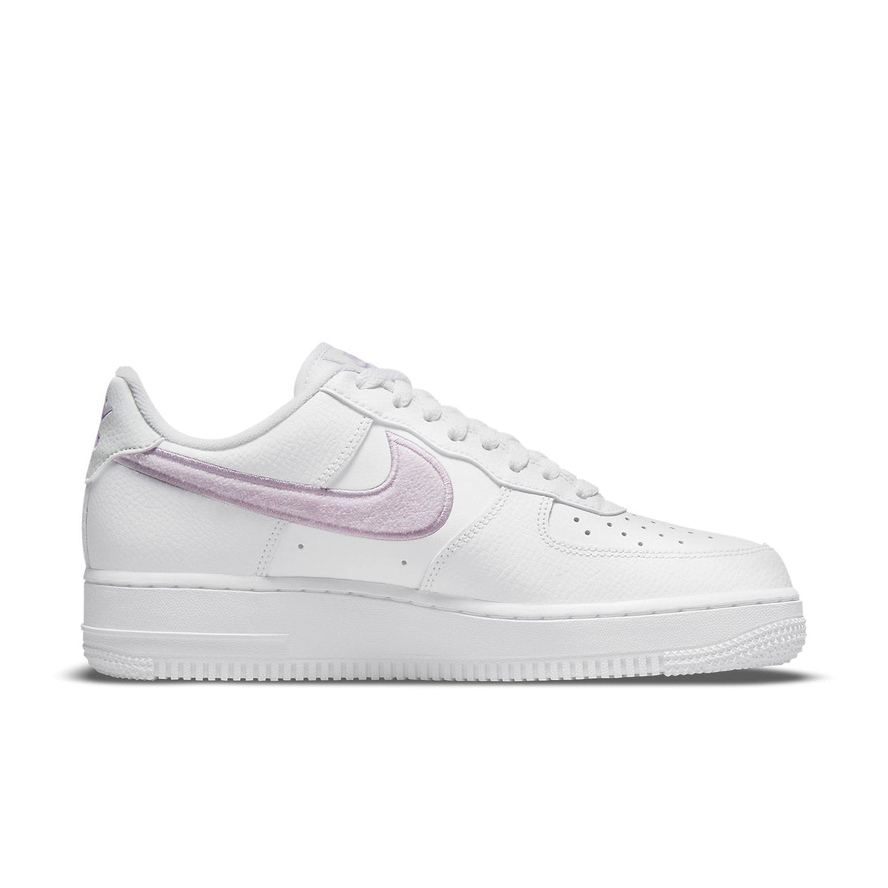 (WMNS) Nike Air Force 1 '07 Essential 'Chenille Swoosh - White Lilac' DN5056-100