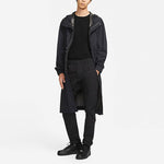 Men's Nike ESC Series Every Stitch Series Solid Color Long Sleeves Hooded Windbreaker Jacket Black DH2906-010