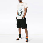 Off-White SS19 Liberty Cotton Short Sleeve OMAA027E181850150210