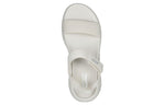 (WMNS) Skechers Go Walk 5 Arch Fit Polished Sandals 'White' 140264-NAT