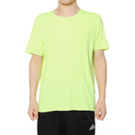 adidas Running Sports Round Neck Short Sleeve Fluorescence Yellow DQ1850