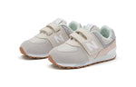 (TD) New Balance 574 Low-Top Running Shoes Grey/Pink IV574PG1