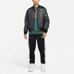 Men's Air Jordan Paris Saint-Germain MA-1 Casual Sports Alphabet Solid Color Padded Clothes Black DB6493-010