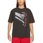 Air Jordan Flight MENS logo Print Basketball Short Sleeve Black CV5109-010
