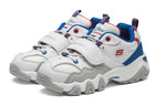 Skechers D'Lites II K Running Shoes White/Blue 996301L-WGBL