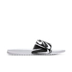 Nike Benassi JDI Print Slide 'White Black Swoosh' 631261-106