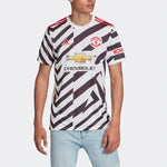 adidas Manchester United Away Fan Edition Sports Jersey White FM4263