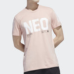 adidas neo M CS TEE 3 Sports Short Sleeve Pink GP5732