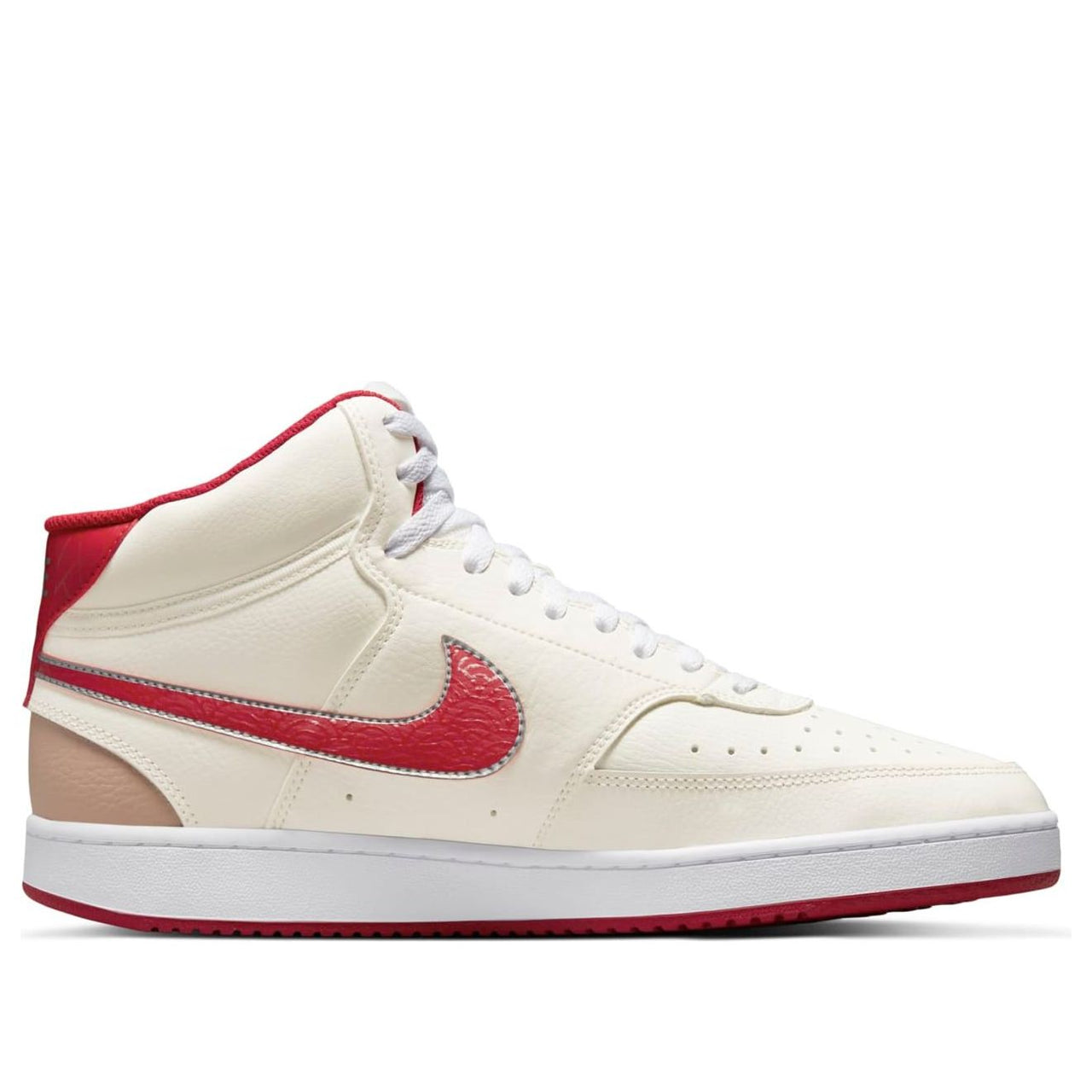 Nike Court Vision Mid-Top Sneakers White/Red DQ4977-161