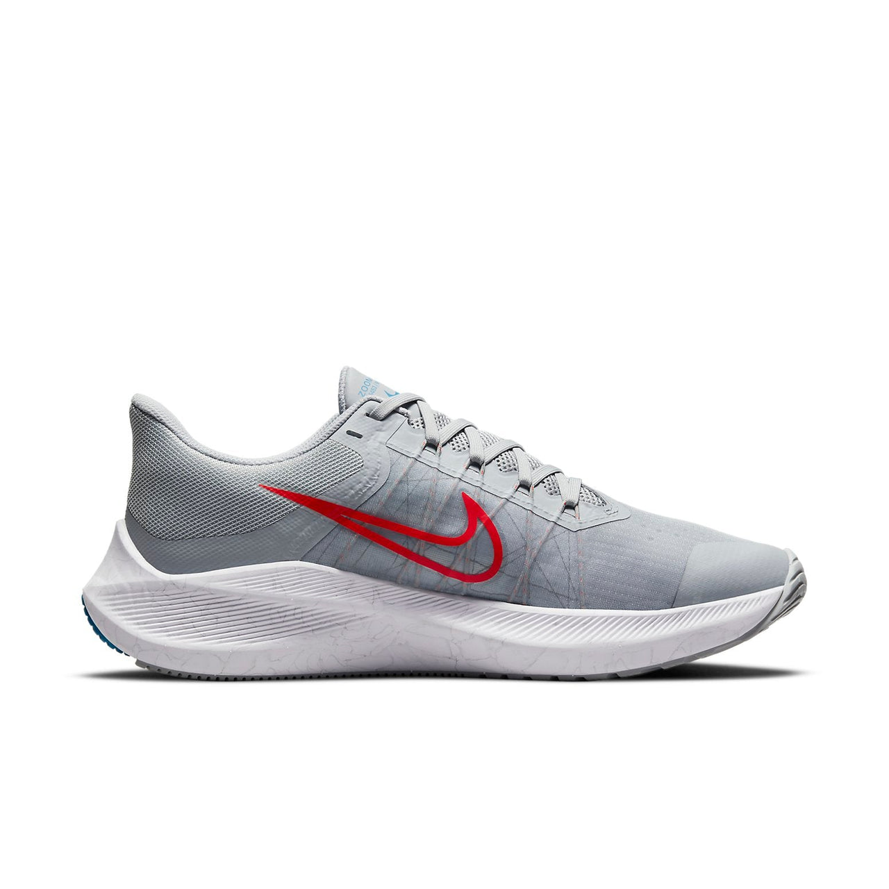 Nike Air Zoom Winflo 8 'Wolf Grey Bright Crimson' CW3419-004