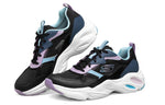 (WMNS) Skechers Stamina Airy Low-Top Running Shoes Black/Blue 896003-BKMT
