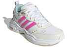 (WMNS) adidas neo Strutter 'White Pink Green' H05535