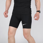 Men's Nike Pro Metallic Training Tight Shorts Black BV5636-010