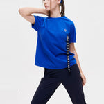 (WMNS) FILA Athletics Logo Printing Blue A11W131103F-BL