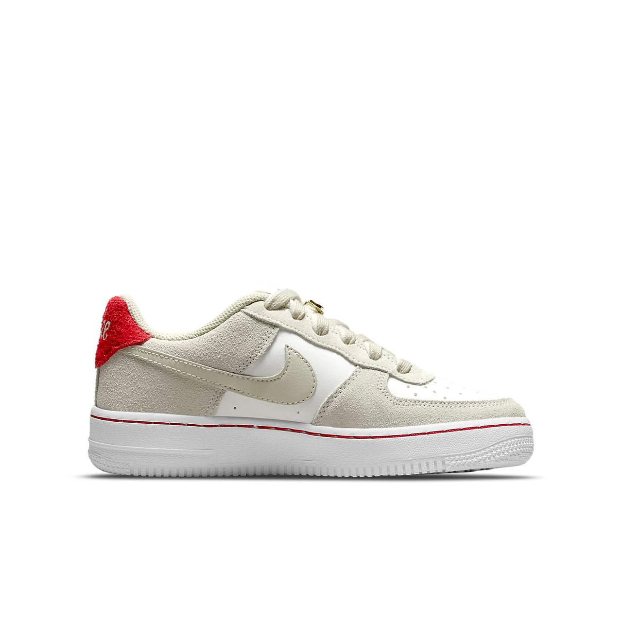 (GS) Nike Air Force 1 LV8 S50 'Light Stone University Red' DB1561-100