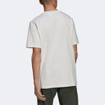 Men's adidas originals Butterfly Printing Casual Sports Loose Short Sleeve White T-Shirt HF4801