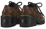 (WMNS) LOUIS VUITTON Beaubourg Platform Derby Shoes 'Brown' 1A5SS0