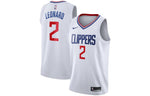 Men's Nike NBA Retro Jersey Basketball Jersey/Vest SW Fan Edition Los Angeles Clippers Leonard No. 2 White 865185-107