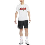 Air Jordan Brand Sorry Alphabet Logo Printing Round Neck Short Sleeve White DQ7389-100