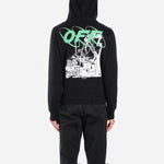 Off-White USA Cotton Pattern Printing Black OMBB034F19E300131001