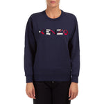 (WMNS) KENZO FW20 Logo Pattern Round Neck Long Sleeves Sports Navy Blue Hoodie FA62SW8204MO-76