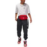 Air Jordan Button Closure Design Casual Pants Men's Black DQ7343-010