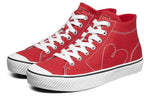 (WMNS) Skechers Bobs B Wild Mid-Top Sneakers Red 113305-RED